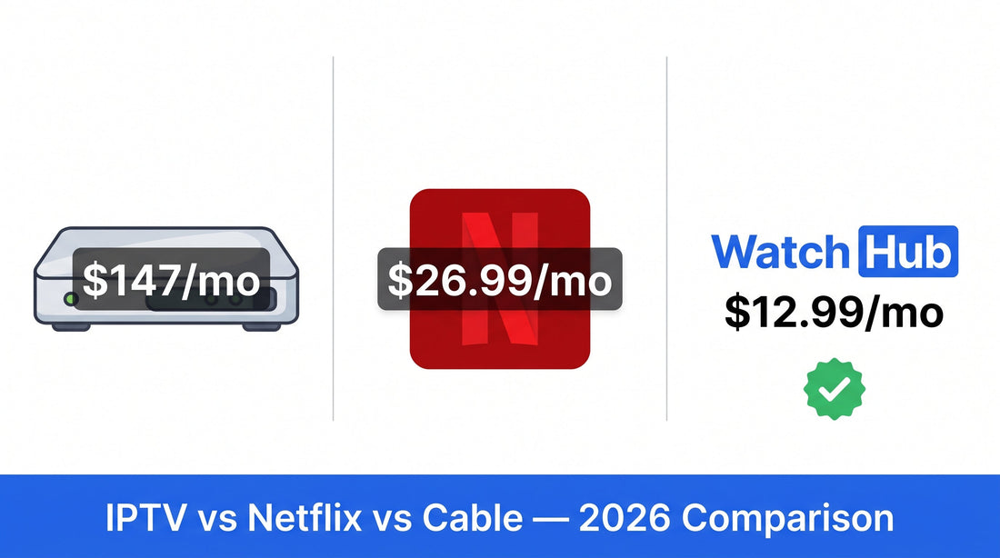 iptv vs netflix vs cable