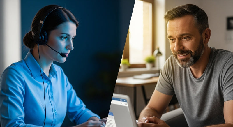Best IPTV provider with real WhatsApp support — friendly customer service agent ready to help
